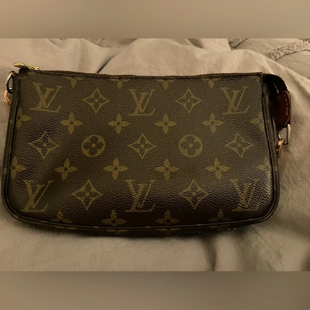 Louis Vuitton Monogram Canvas Crossbody Bag in Brown - Picture 1 of 9
